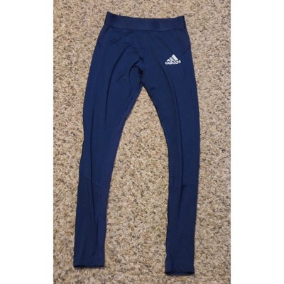 Adidas Techfit Running Tights Pants Mens Size Medium Blue PrimeGreen