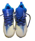 Under Armour Spotlight Locked Down Size 5Y Baseball Cleats Blue & White
