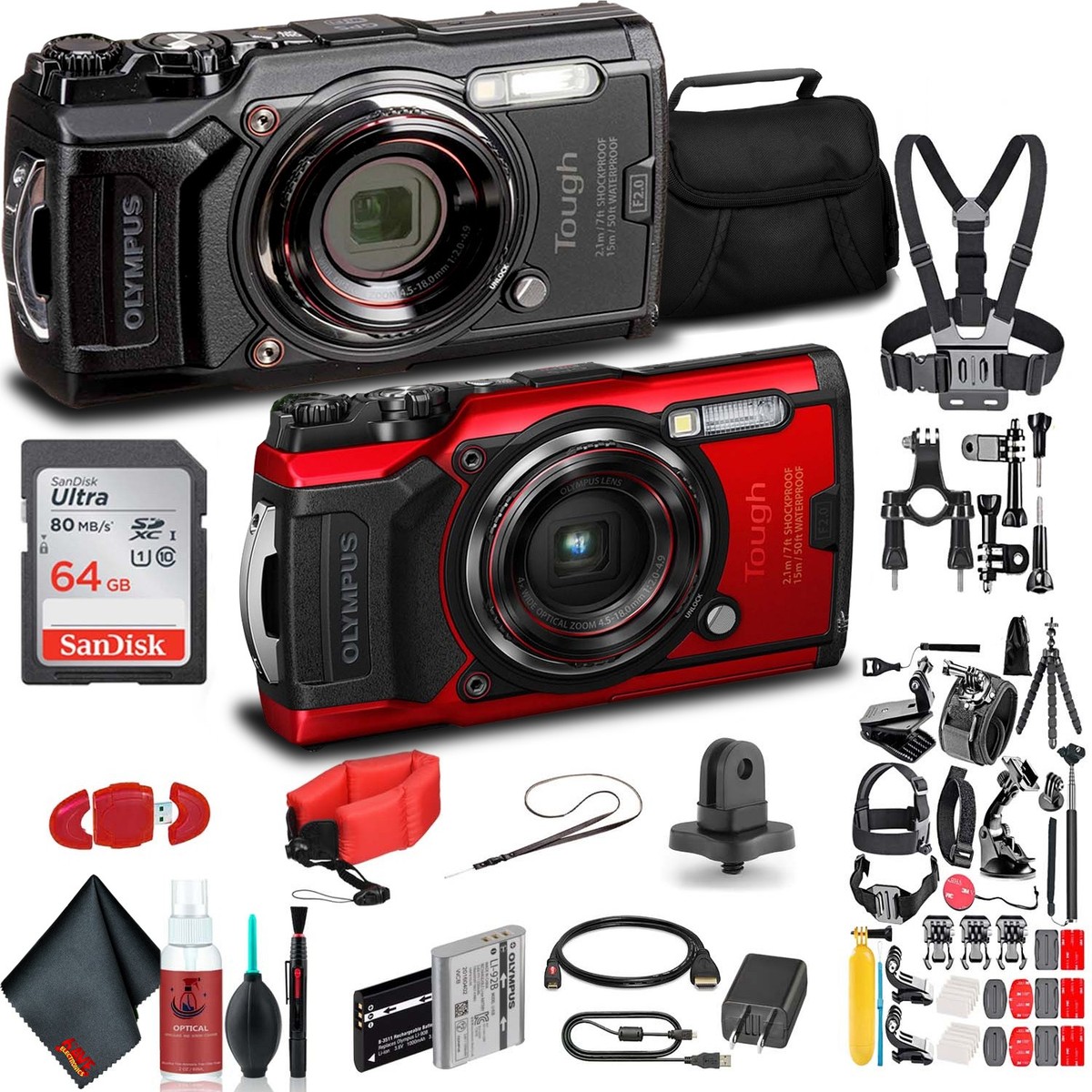 OLYMPUS Tough TG-6 レッド 本体と付属品 基本情報｜Tough TG-6｜コンパクトデジタルカメラ｜製品