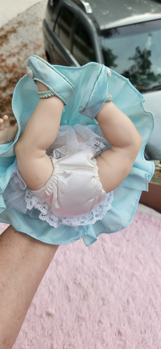 Franklin Mint Princess Diana Portrait Baby Doll Porcelain NO ROSE