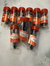 Vintage Water Gremlin Rubbercor Sinkers In Original Tubes NOS 3/8 Oz