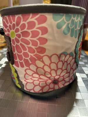 Thirty-One Bubble Bloom Oh Snap Bin Storage Caddy Organization Easy Clean Nylon