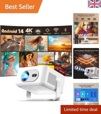 HY300Max Smart Projektor - 4K Unterstützung, Autofokus, perfekt für Heimfilme
