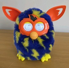2012 Hasbro Furby Boom - Tested  Working - Blue / Lightning Bolts