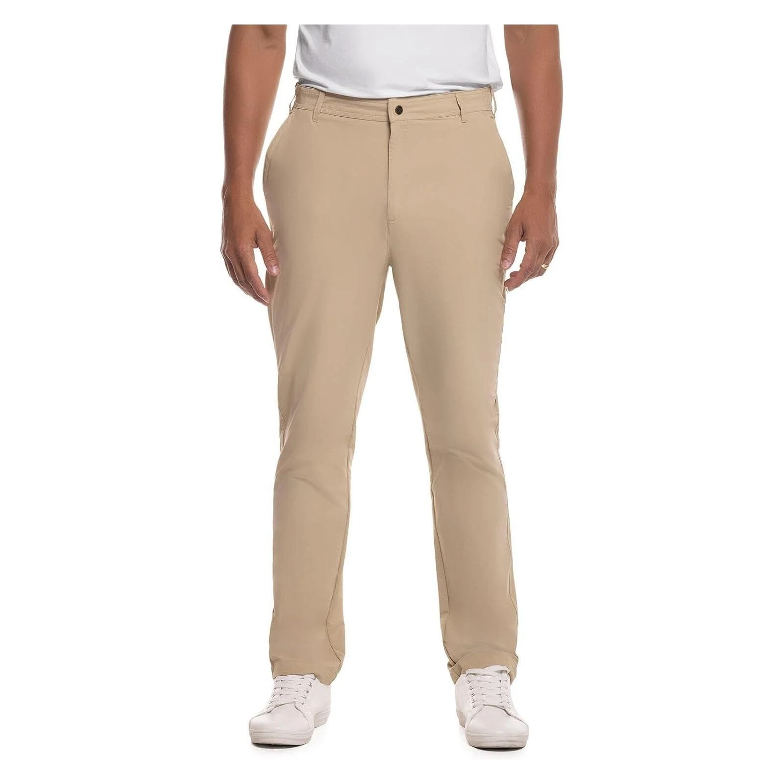 Coolibar Men's Chenolite Marcos UPF+50 Pants Washed Tan 38 x 34 $95 Value