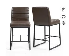 Decatur Modern Faux Leather Bar Stool