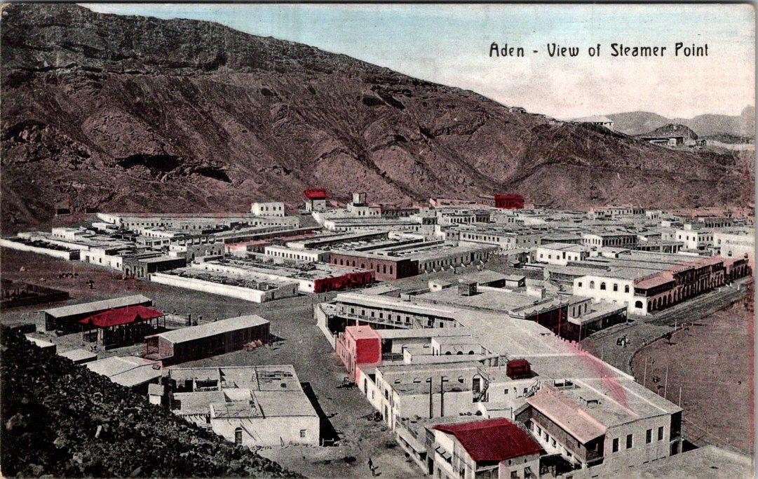 1907-20's ADEN VIEW of STEAMER POINT ANTIQUE POSTCARD | eBay