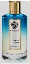 Mancera Cinque Terre by Mancera, 4 oz EDP Spray NO BOX NEW no box
