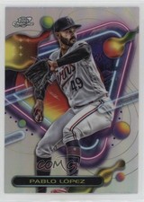2023 Topps Cosmic Chrome Refractor Pablo Lopez Pablo López #183 3gq