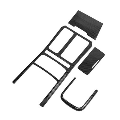 Carbon Faser Mittelkonsole Schalttafel Abdeckung Blenden Für Kia Stinger 2017-24