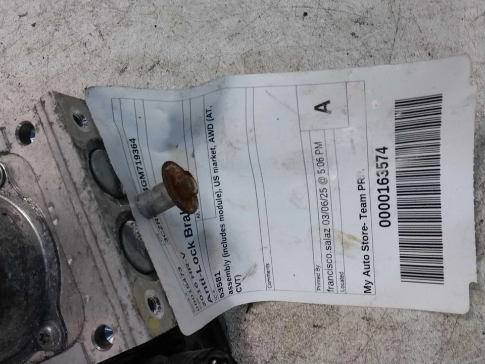 Conjunto de piezas de freno antibloqueo incluye módulo mercado estadounidense compatible con 16-18 HR-V 406343 Foto 4 de 4