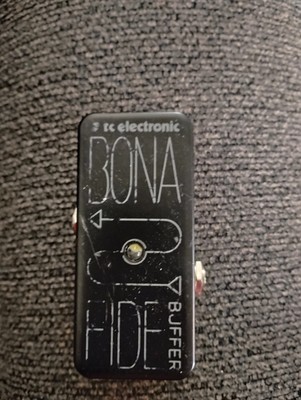 TC Electronic BONAFIDE BUFFER Ultra-Compact Analog True Bypass W/ Temple Plates