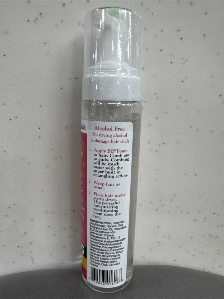 BB MOISTURIZING FOAM WRAP LOTION 8.5 FL OZ X2 ALCOHOL FREE BRONNER BROTHERS 1947 - Image 2 of 2