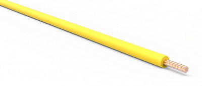 TXL Automotive Wire 22 AWG YELLOW Bulk 50 ft Primary Copper