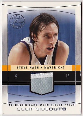2003-04 Flair Final Edition STEVE NASH Patch Jersey #d 52