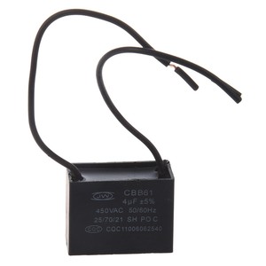 5x Plastic Polypropylene Ceiling Fan Capacitor Cbb61 4uf 450vac 2
