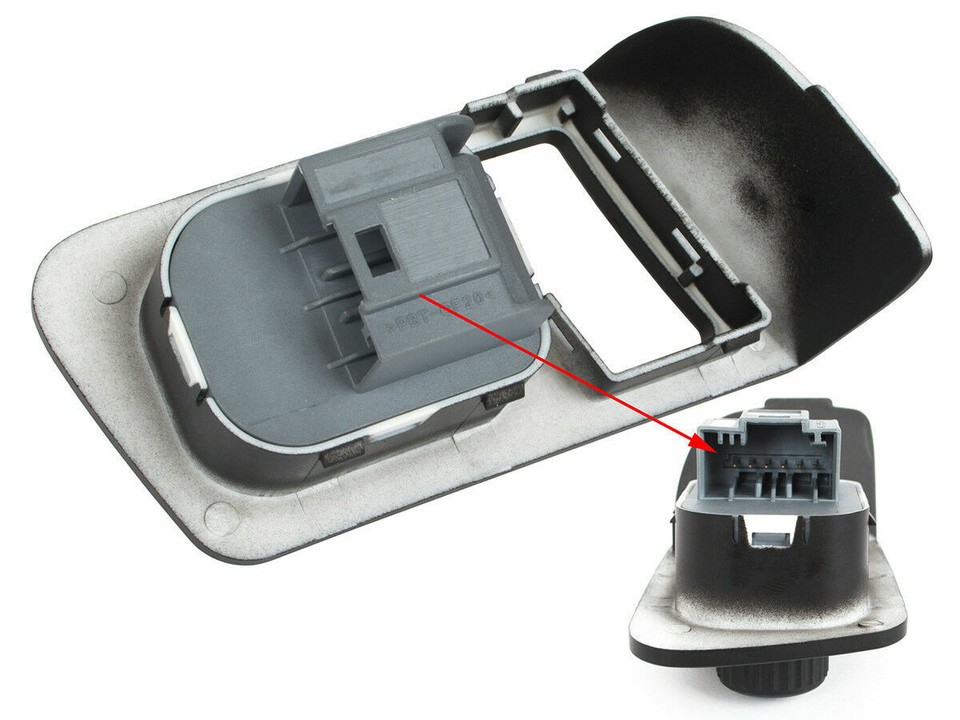 Rétroviseur VW Caddy Touran 03 - Commande De Rétroviseur Miroir Référence 1T1959552, Pièce Générique