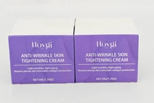 Hoygi Anti Wrinkle Skin Tightening Cream Anti Aging 1.76 oz Lot of 2 BB8/27