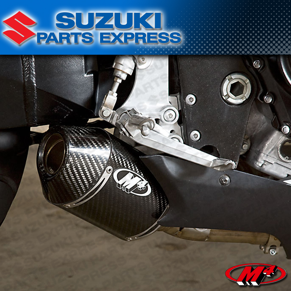 2006 2007 GSXR GSX-R 600 M4 EXHAUST CARBON STREET SLAYER 2006 2007 GSXR GSX-R 600 M4 EXHAUST CARBON STREET SLAYER