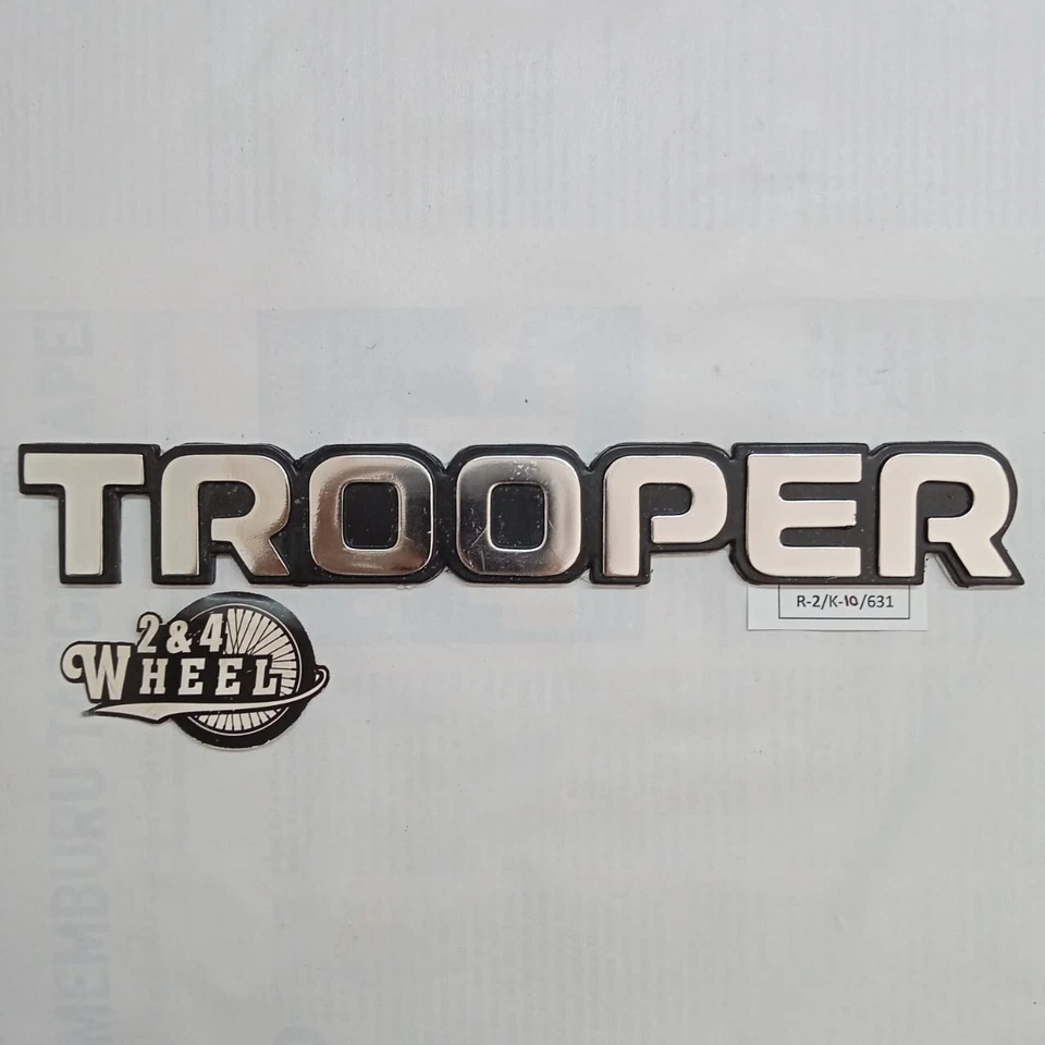 Se adapta a Isuzu Trooper 1986-1991 Trooper emblema insignia logotipo NUEVO Foto 2 de 4