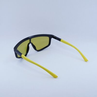 GUCCI GG1736S 004 Black/Yellow/Yellow with GG Pattern Mirror 99-1