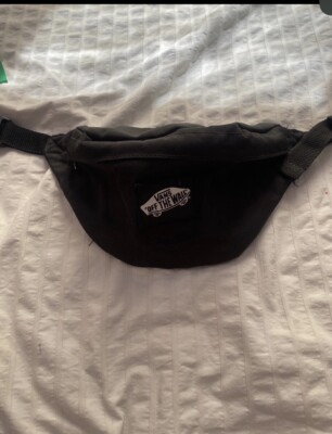 A black vans, fanny pack barely used