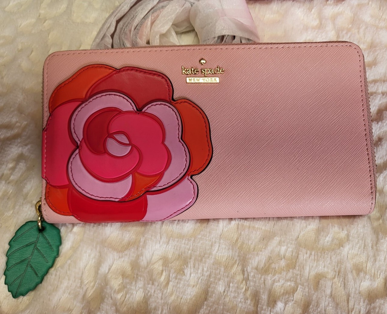New - RARE HTF Kate Spade Rambling Roses Crossbody Set image 2