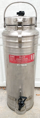 Vintage Grindmaster Cecilware Insulated Hot Coffee Pot Dispenser
