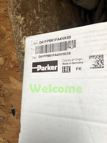 New Parker D41FPB61FA4NK5039 proportional valves Fast Shipping via FedEx or DHL
