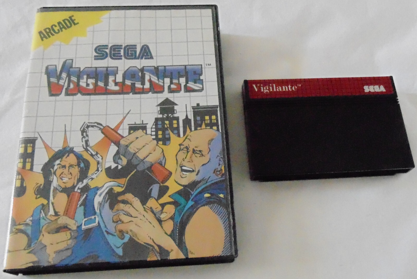 vigilante authentique version originale sega master system en boite