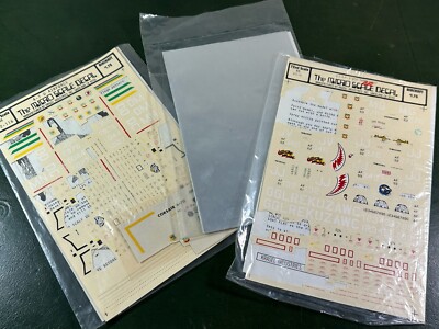 Micro Scale by Studio 1:72 Model Decals Used Thunderchief A7 Silver Aluminum
