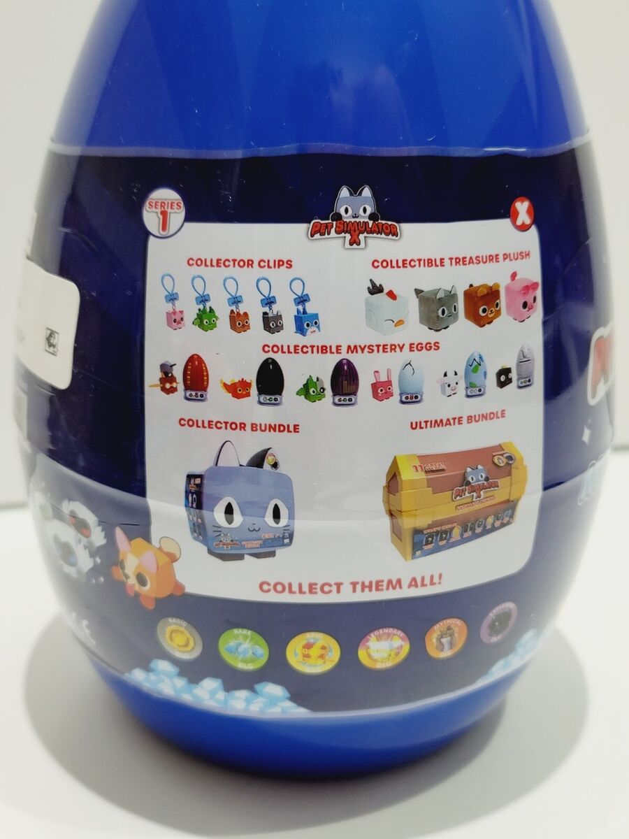 Pet Simulator X Blue 6 Inch Mystery Egg with Plush & DLC Code 2023 New