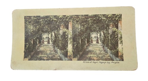 Antica Collezione Stereoview: 9 Scene Italiane - Napoli, Amalfi, Capri Rara - Foto 13 di 21