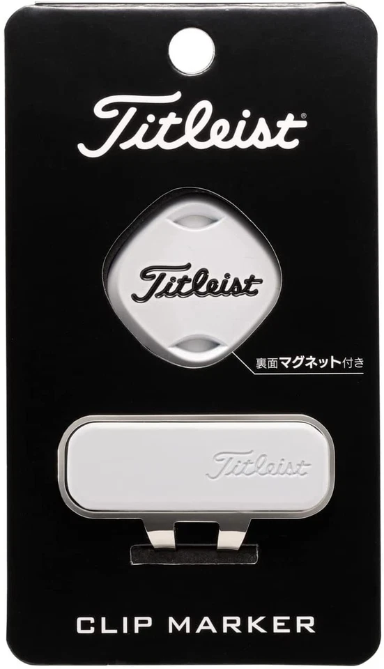Titleist SS22 Gorra de Golf Clip Marcador TA22CCMK WT Blanco De Japón Nuevo Foto 3 de 3