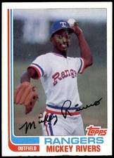 Mickey Rivers #704 1982 Topps