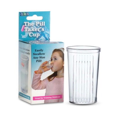 GMS Pillenbecher leicht schlucken jede Größe Pille Kinder Training Tasse - USA IMPORT