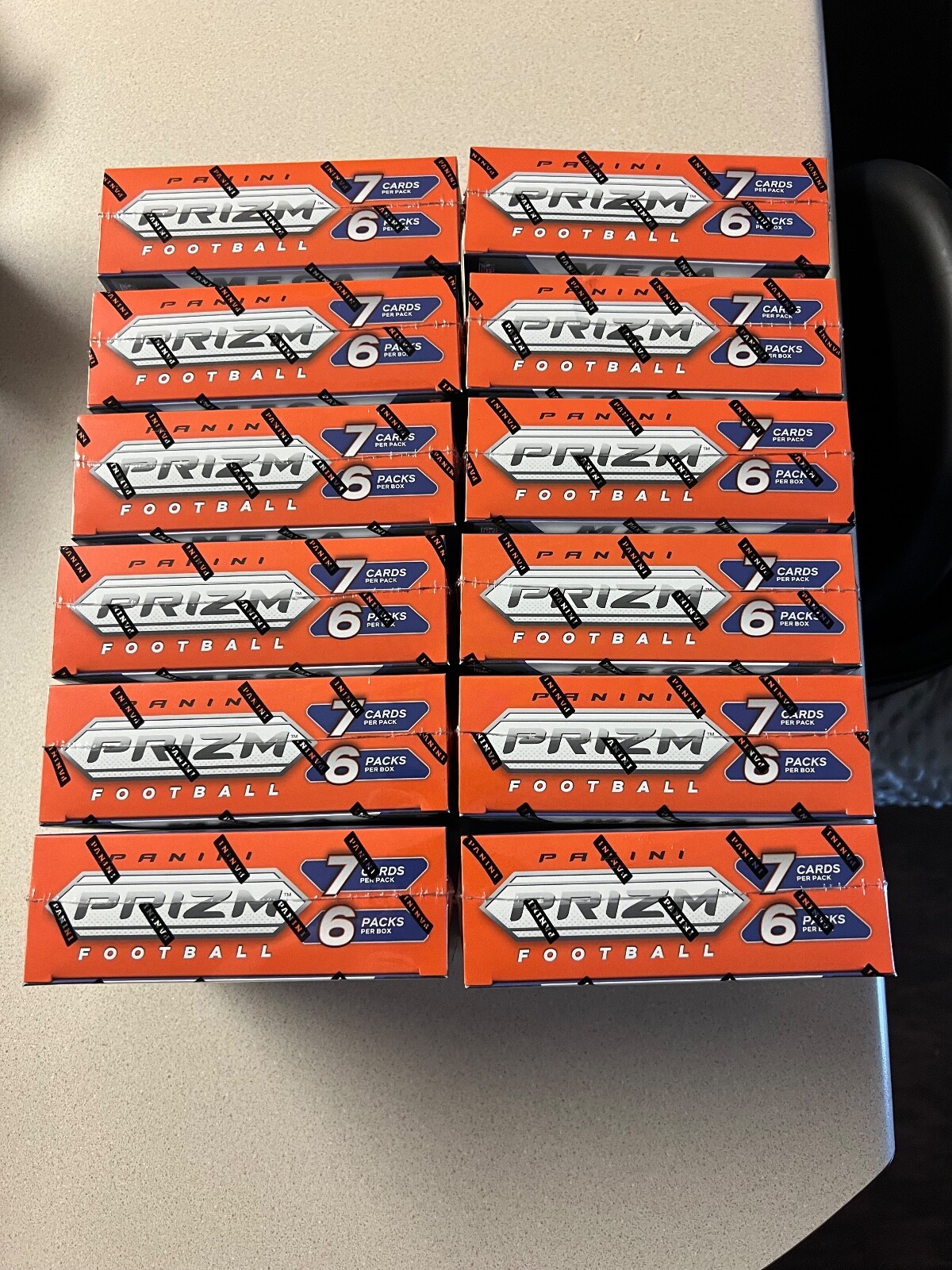 2023 Panini Prizm NFL Football Mega Box Factory Sealed Lot of 12! NEW