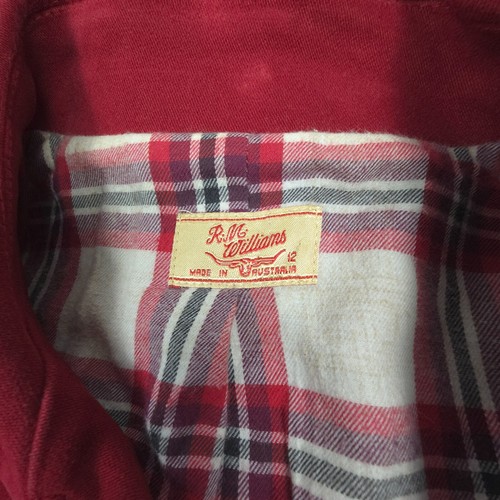 RM Williams Jacket Women 12 red Parka double breasted Long Sleeve winter Size 12 - Picture 2 of 9
