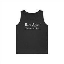 Born Again Christian Dior Unisex Tank Top, Casual Summer Wear, Gift for Fashion