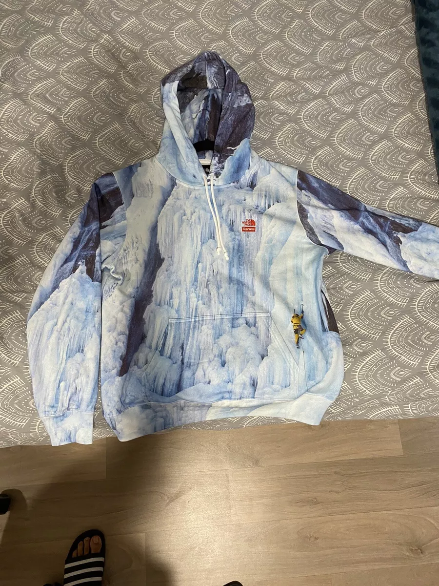 Supreme/The North Face Ice Climb Hooded Sweatshirt MEDIUM *WORN ONCE*