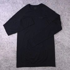 Falke Shirt Mens XL Long Sleeve Maximum Warm Base Layer Training Top Black GUC