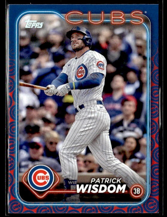 L1,581 - 2024 Topps Team Color Border Variations #328 Patrick Wisdom
