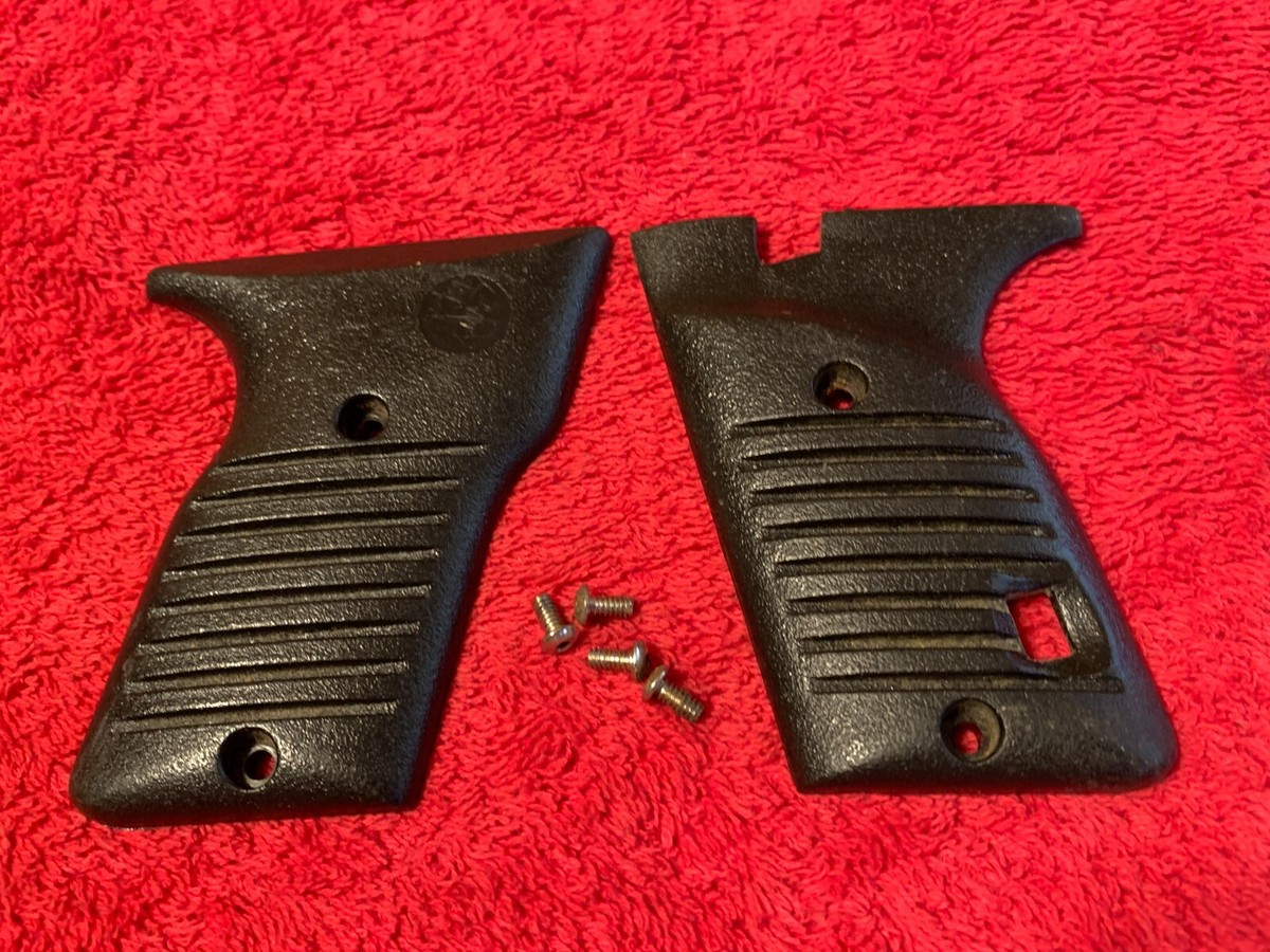 Cobra FS380 Grips & Screws- Black Plastic- .380 ACP Pistol- Lorcin