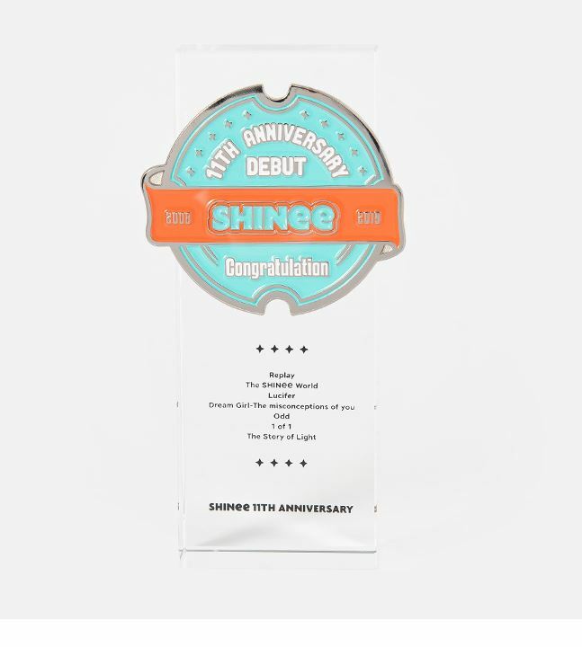 SHINee DEBUT 11th ANNIVERSARY SMTOWN OFFICIAL GOODS TROPHY SEALED