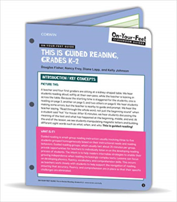 On-Your-Feet Guide: This Is Guided Reading, Grades K-2  -  NEW Fisher, Doug B. 0