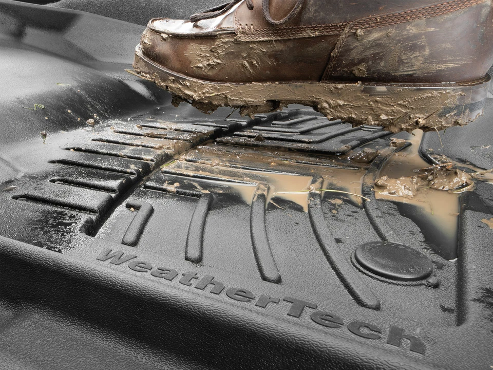 WeatherTech FloorLiners HP Mats for Honda Pilot 2016-2022 Complete Set- Grey - Image 4 of 4