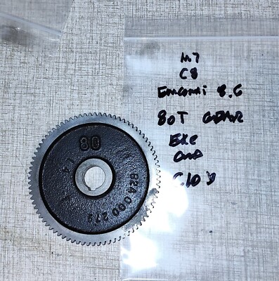 Emco Maximat 7 & 8.6 & Compact 8 Lathe 80 Tooth Change Gear C10Y