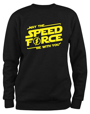 Styletex23 Sweatshirt Herren May The Speed Force Be With You Fun, The Flash