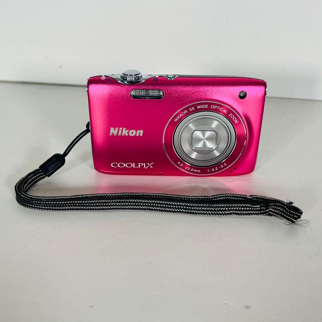 MINT in BOX] Nikon COOLPIX S3100 Pink 14.0MP 5x Zoom Digital