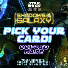 Star Wars Unlimited - Shadows of the Galaxy SOG - Pick Your Card - Free Ship